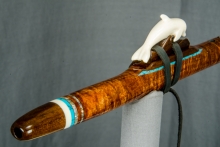Koa Native American Flute, Minor, High E-5, #J17K (0)